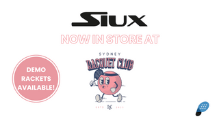 Siux Rackets Now Available to Try at Sydney Racquet Club