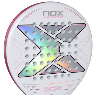 NOX Pro Cup Silver 2027 Padel Racket by Miguel Lamperti