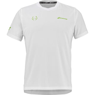 Babolat Crew Neck Lebron White Padel Tee