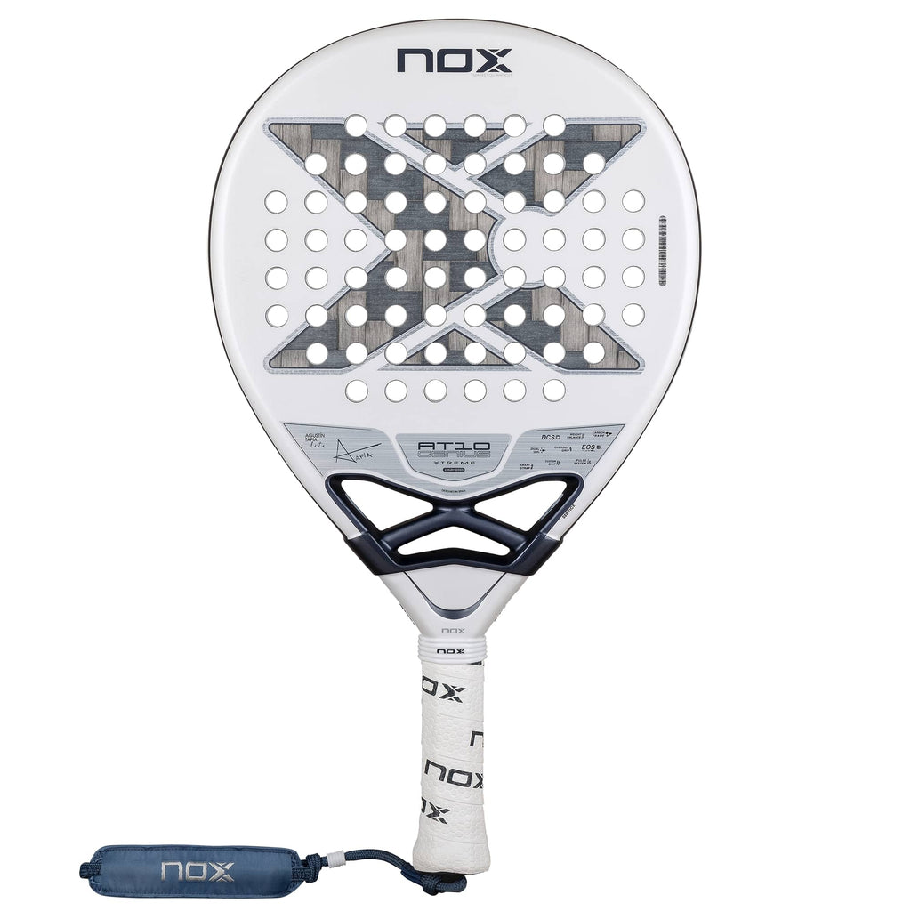 Vension Racket Log NOX AT10 Genius 12K Alum Xtrem Lite 2026 Padel Racket by Agustin Tapia