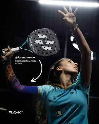 Floky NO STRAIN Padel Sleeve Black (Reduce Vibrations)